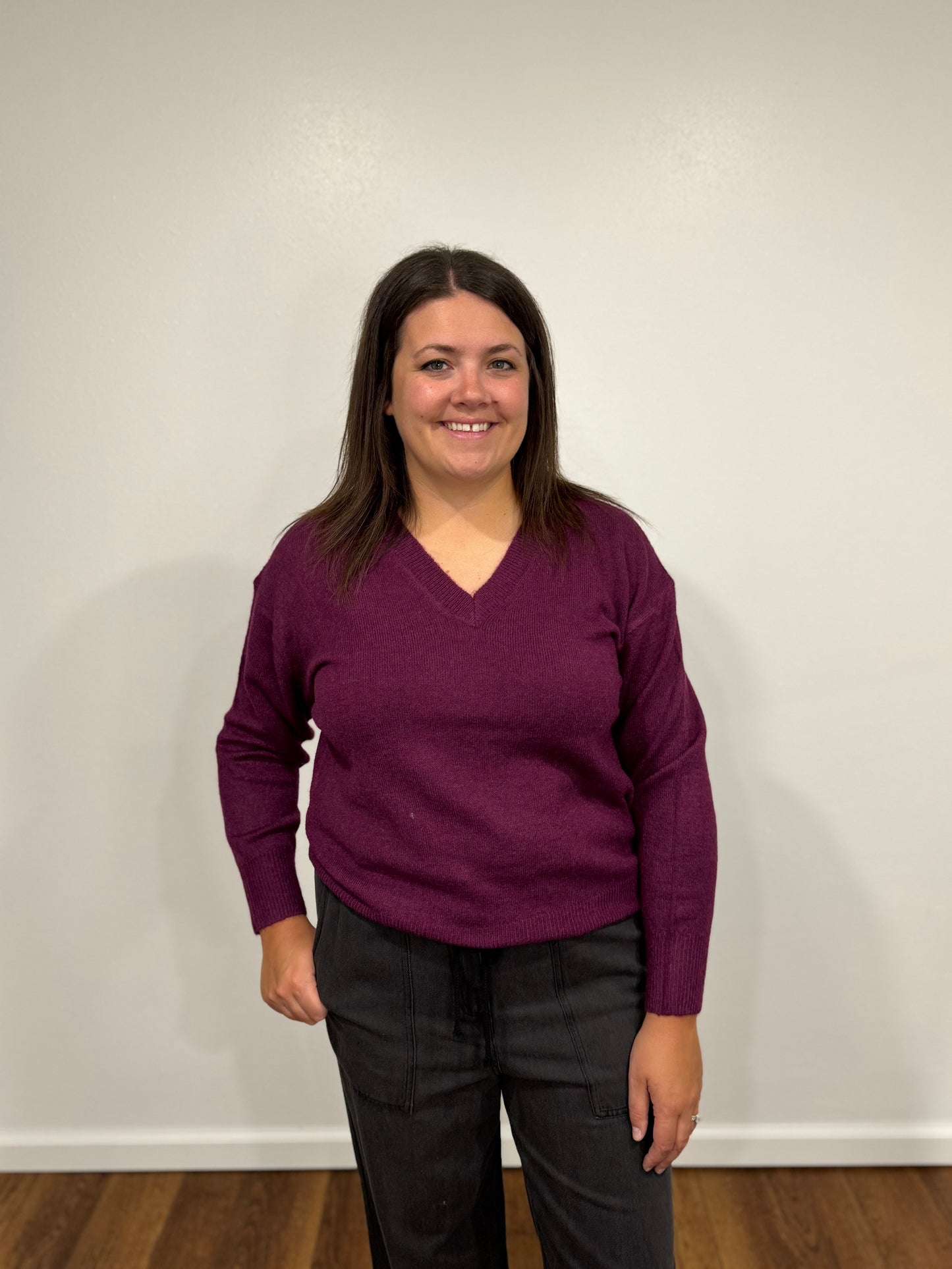 Dex Plum Sweater