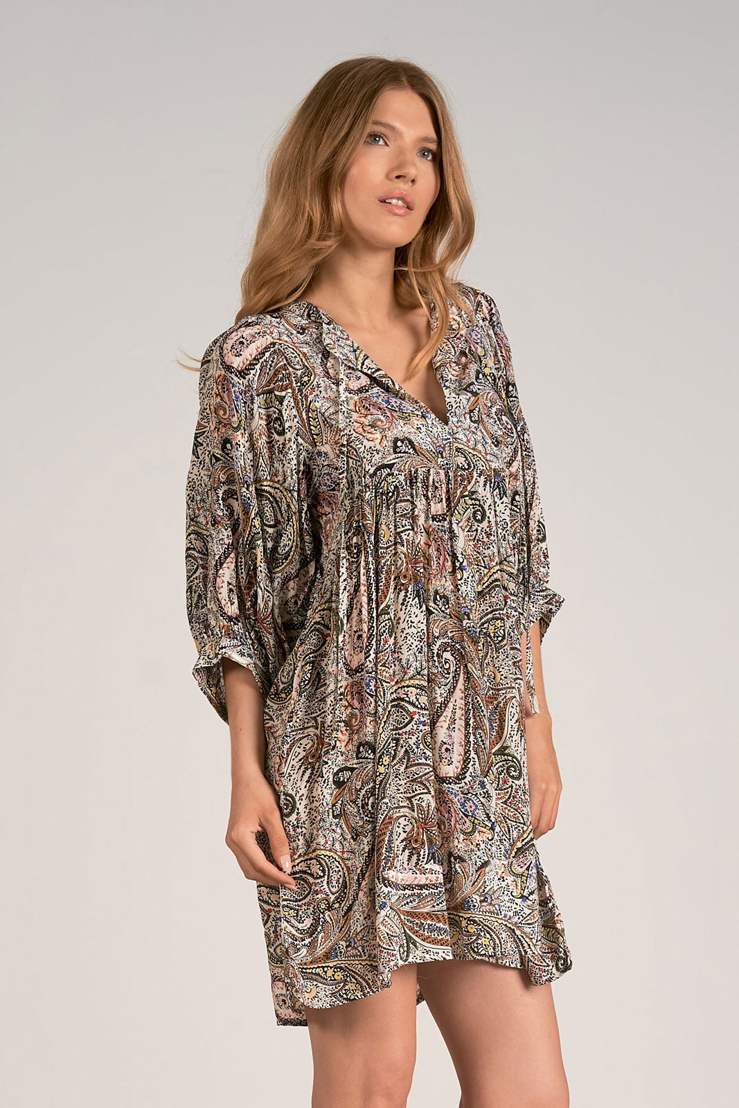 Elan Paisley Dress