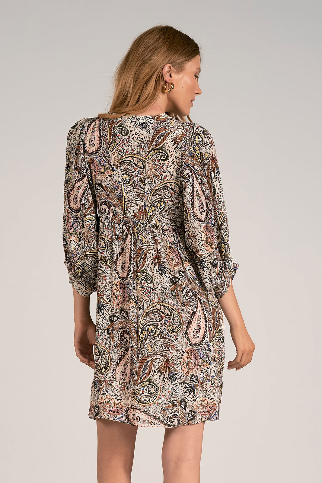 Elan Paisley Dress