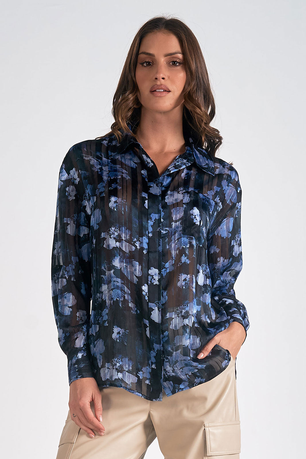 Elan Floral Blouse