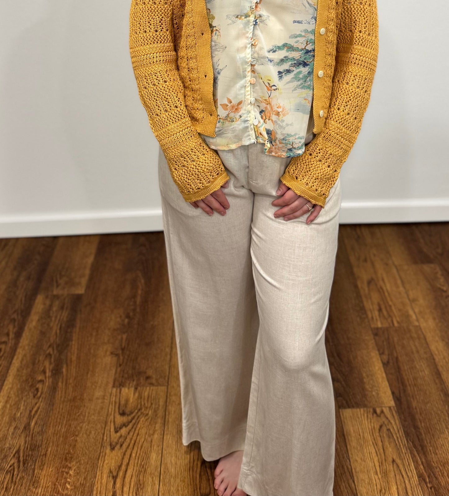 DEX Linen Wide Leg Pant