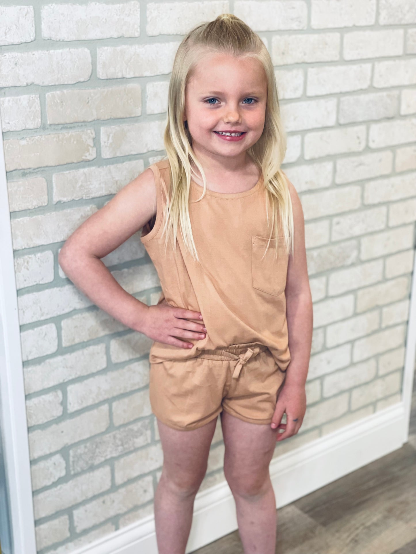 Kids Pocket Tank- Ginger