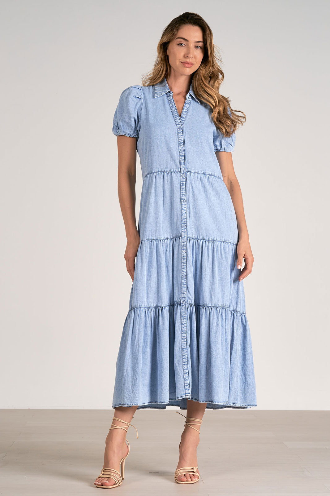 Elan Blue Wash Dress