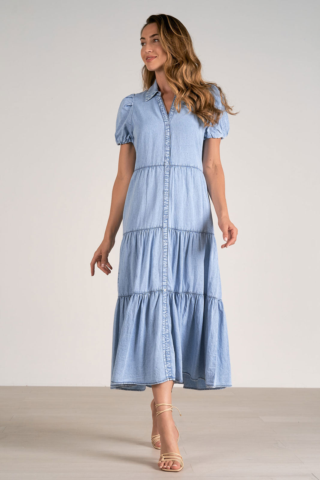 Elan Blue Wash Dress