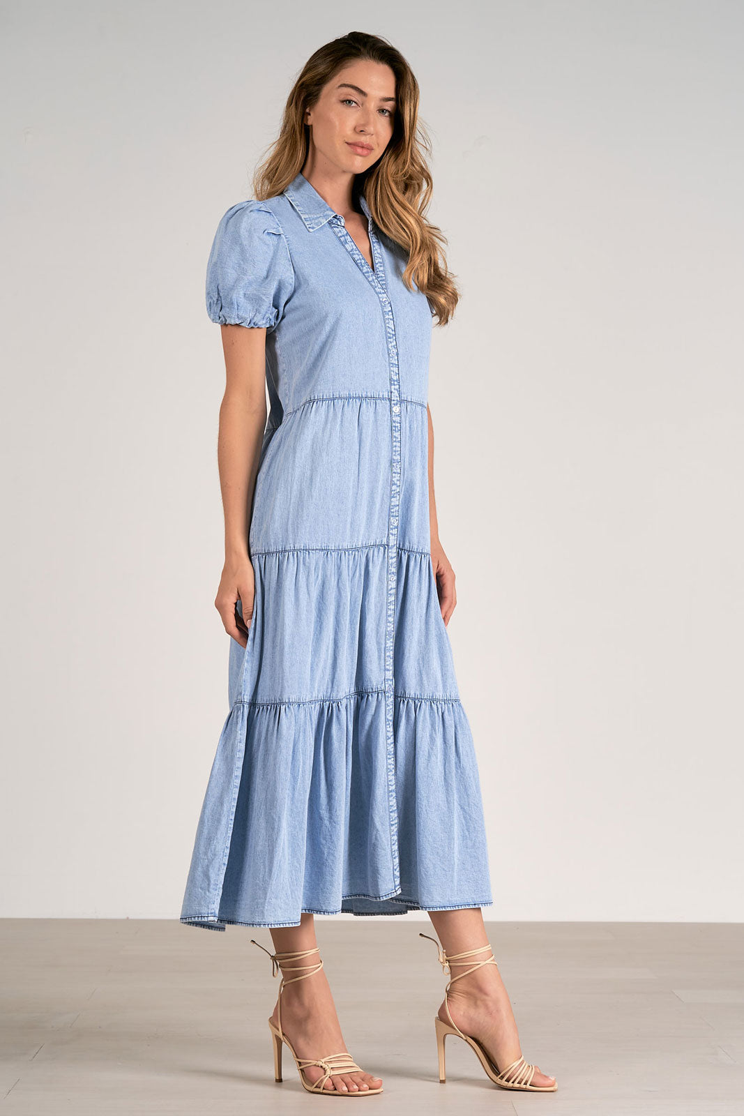 Elan Blue Wash Dress