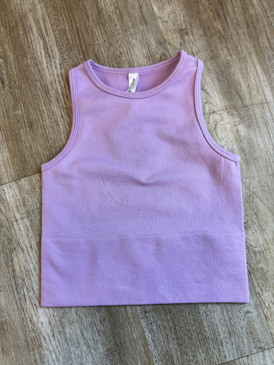 KIDS Chive Crop Tank