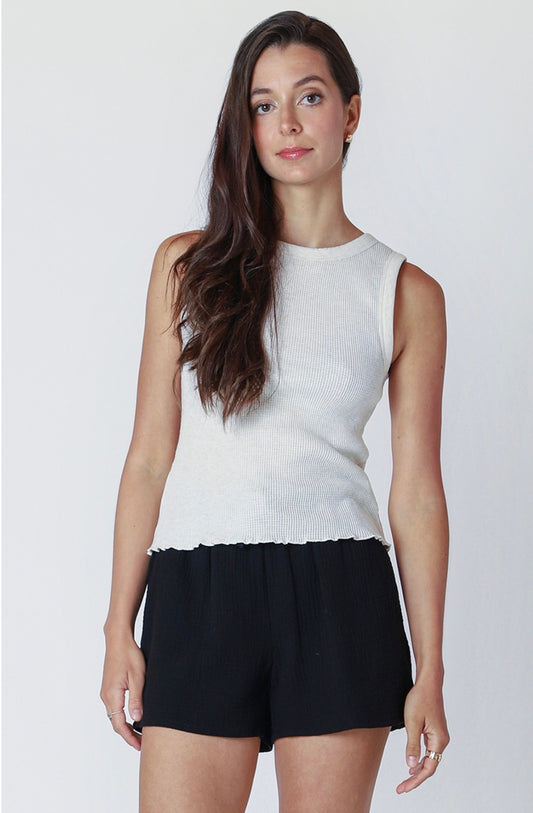 Dex Ribbed Tank - multi colors