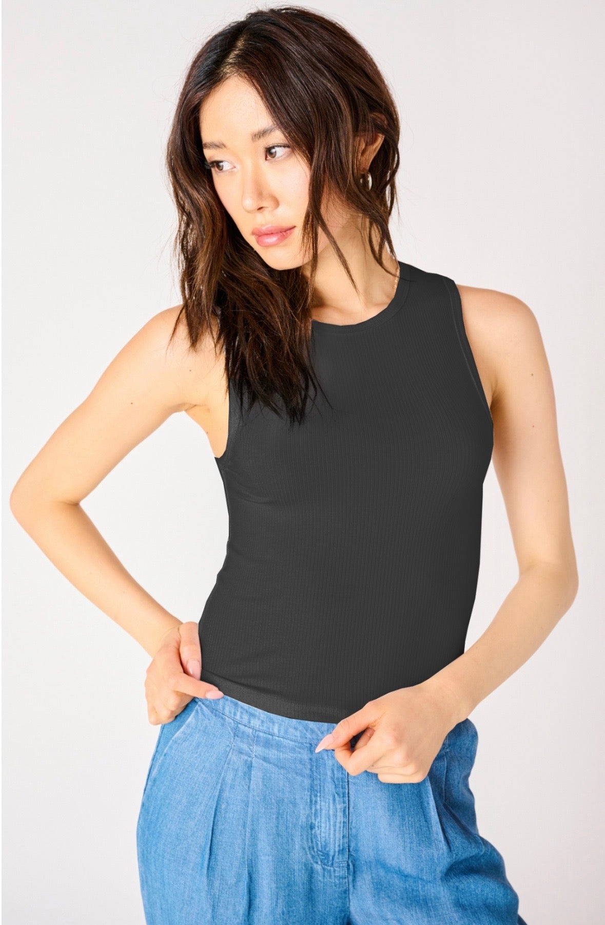 Dex Ribbed Tank - multi colors