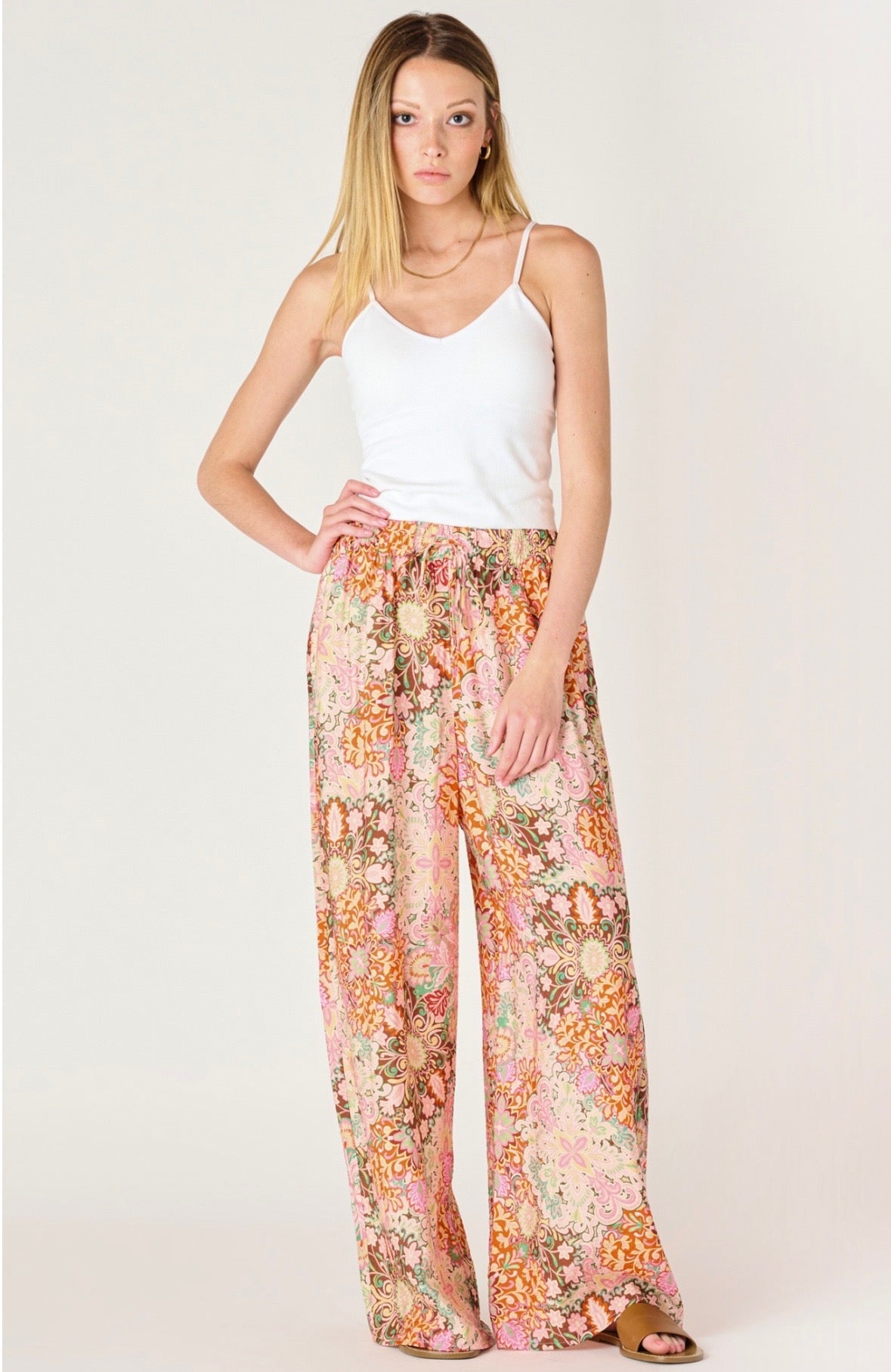 Floral Medallion Pants