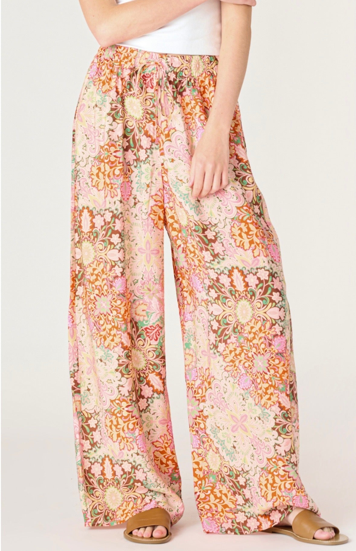 Floral Medallion Pants