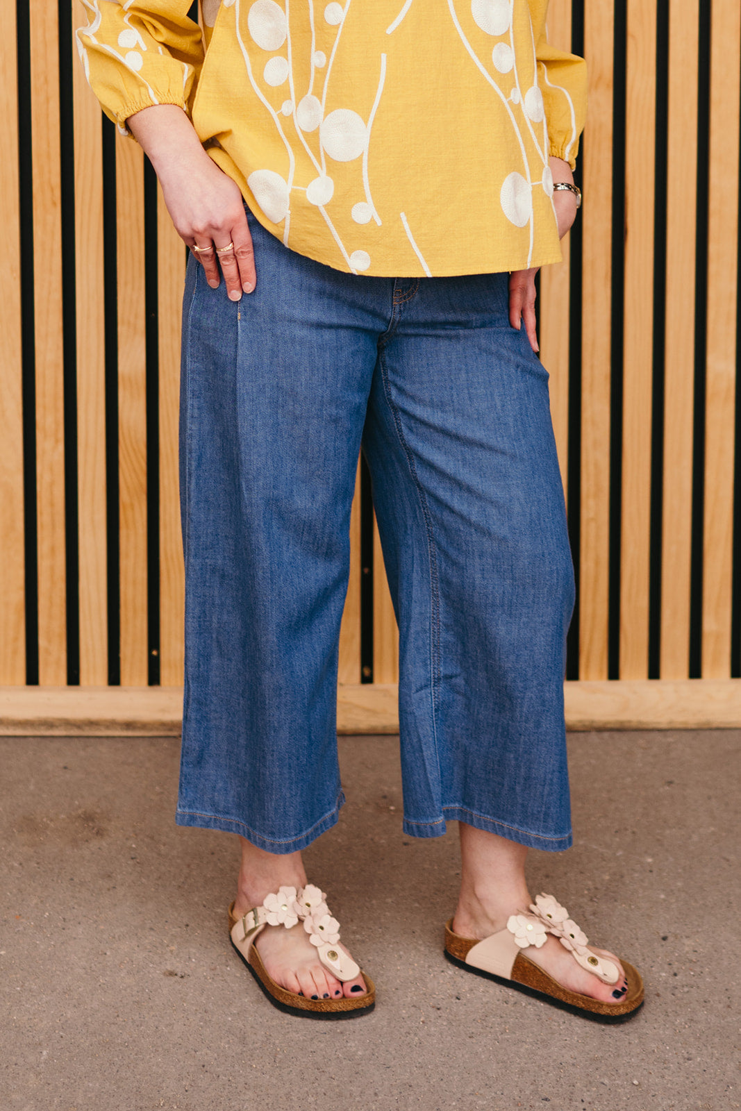 Tribal Audrey Crop Jean