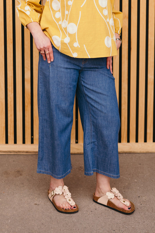 Tribal Audrey Crop Jean