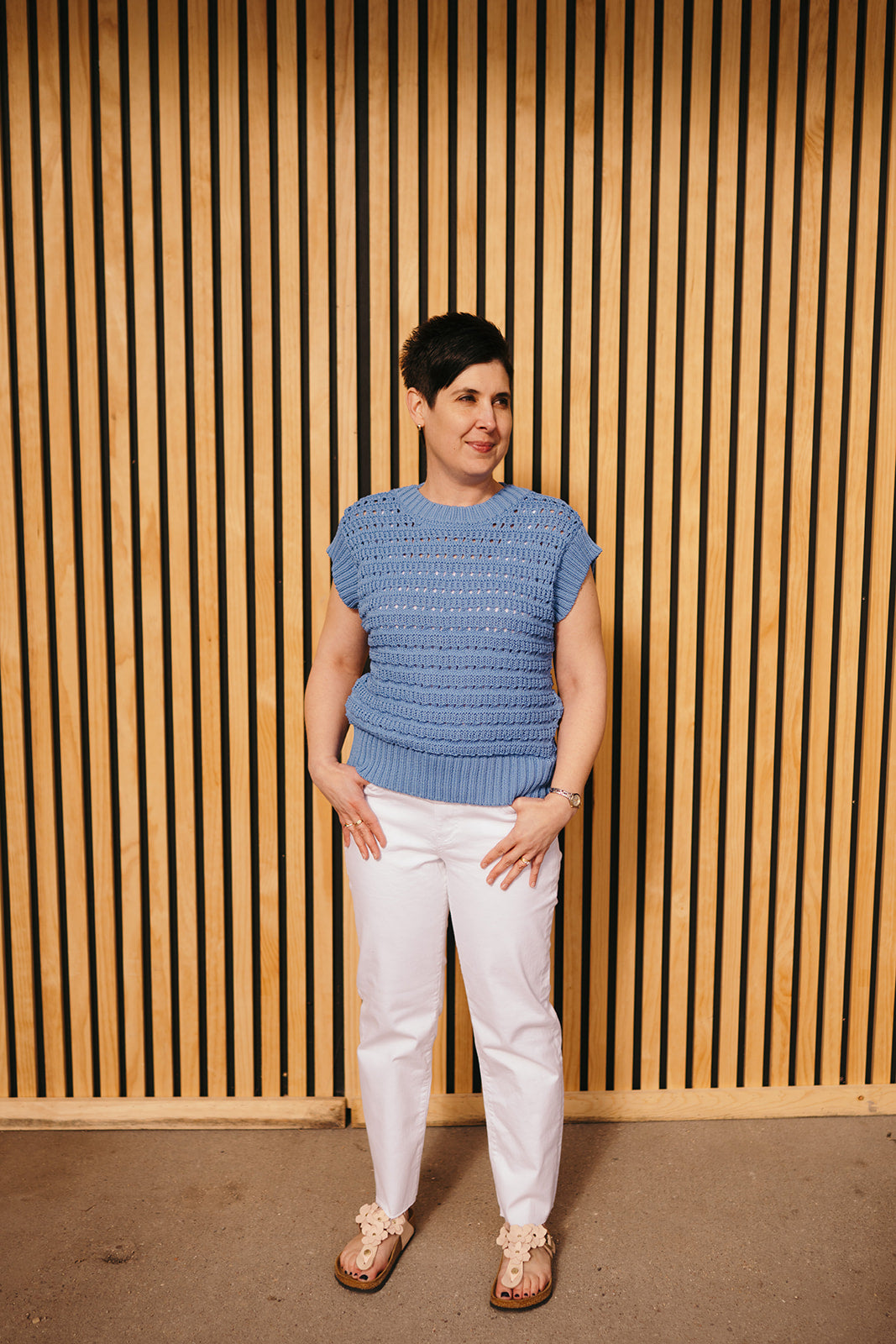Elan Open Knit Sweater