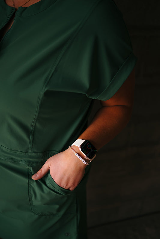 Tribal Green Cinch Dress