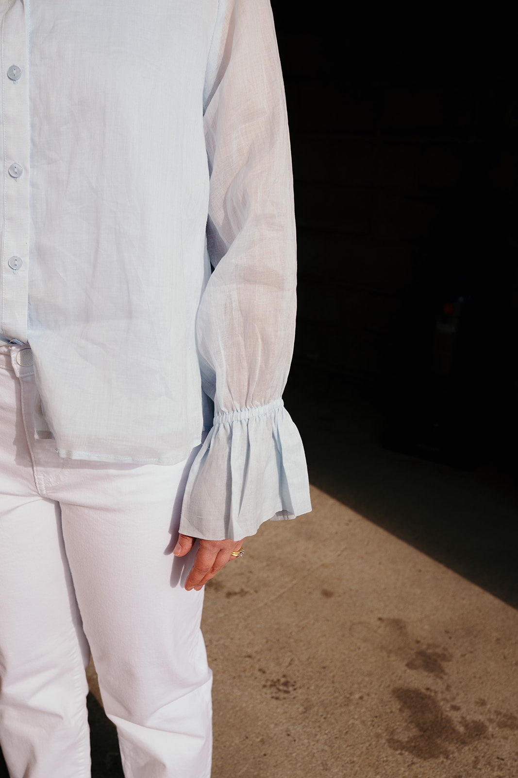 Elan Light Blue Button Down Shirt