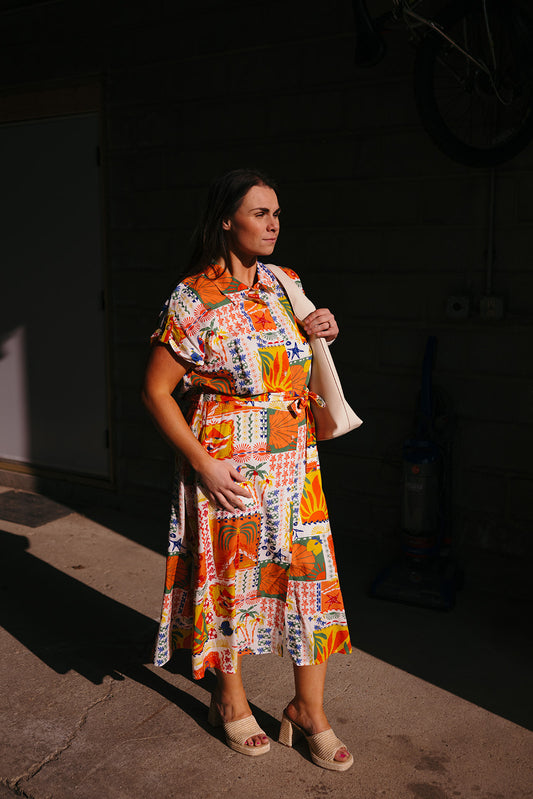 Tribal Shirt Dress