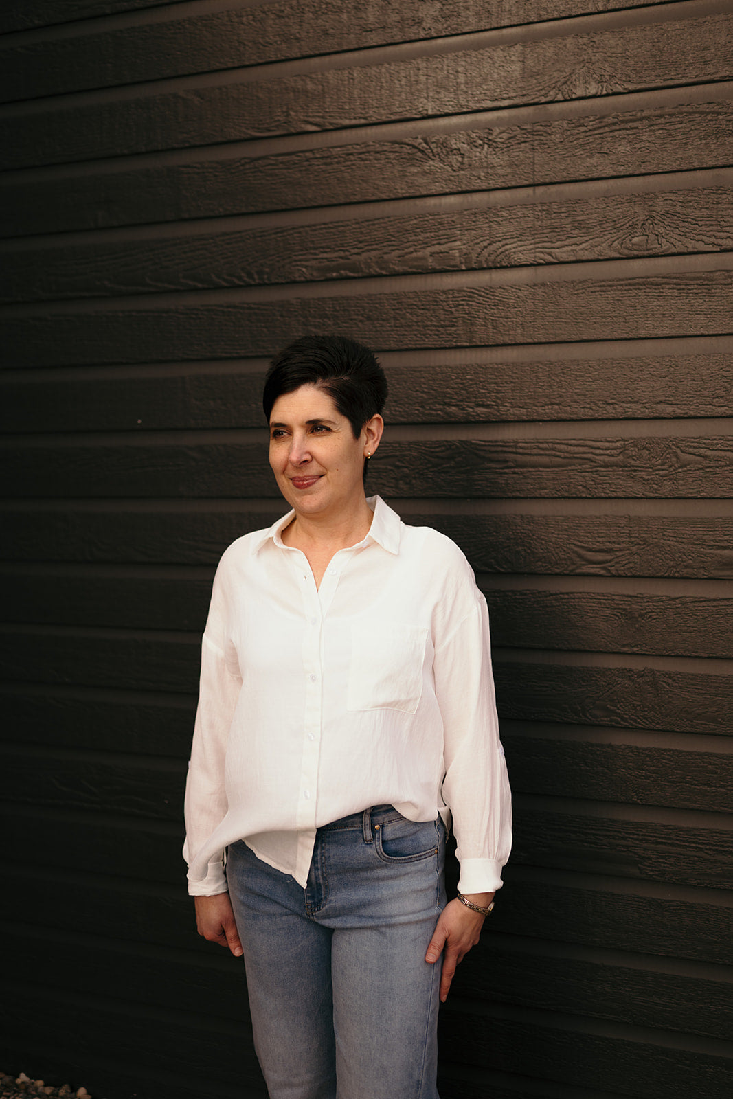 White Button Down Blouse