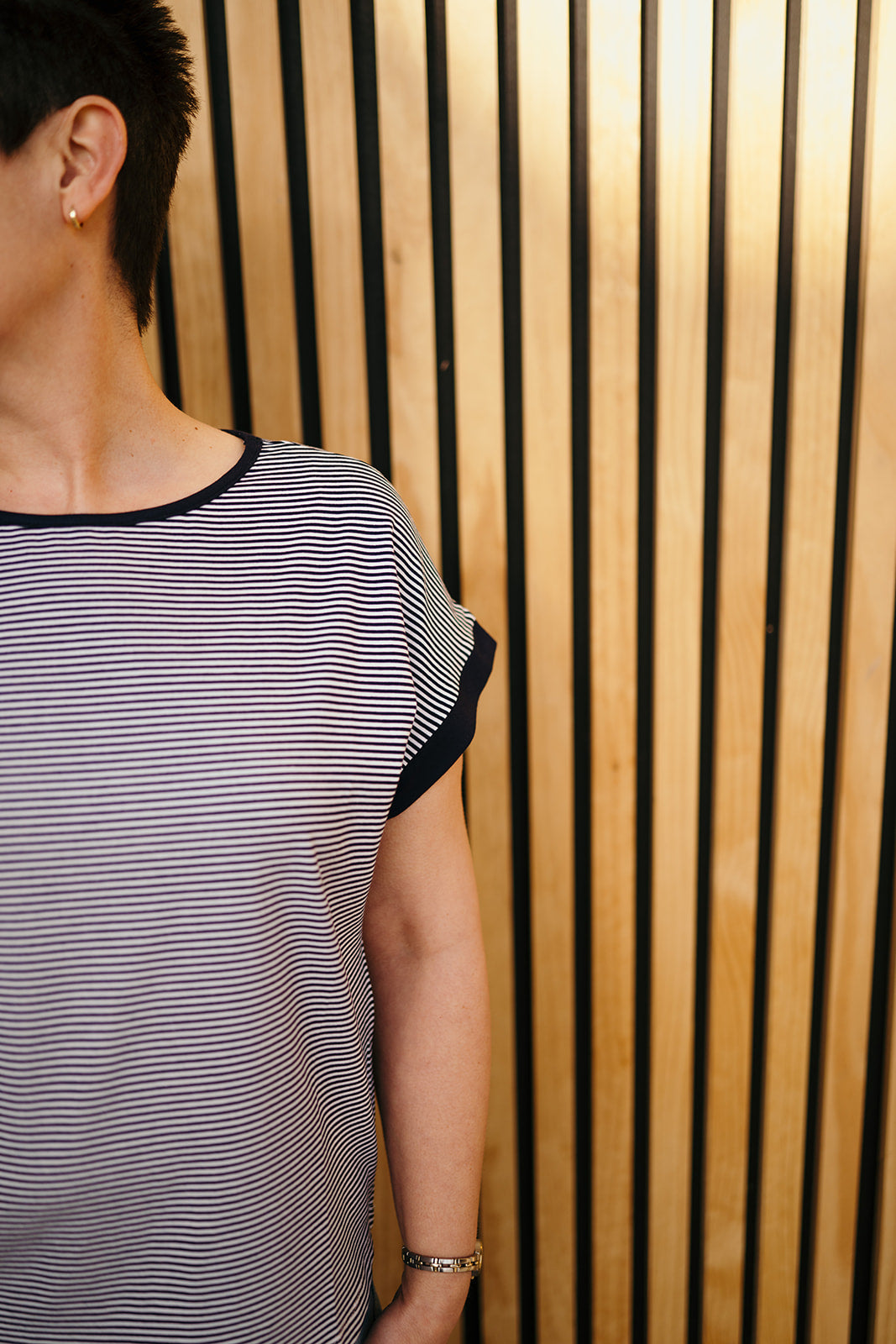 Navy Stripe Tshirt