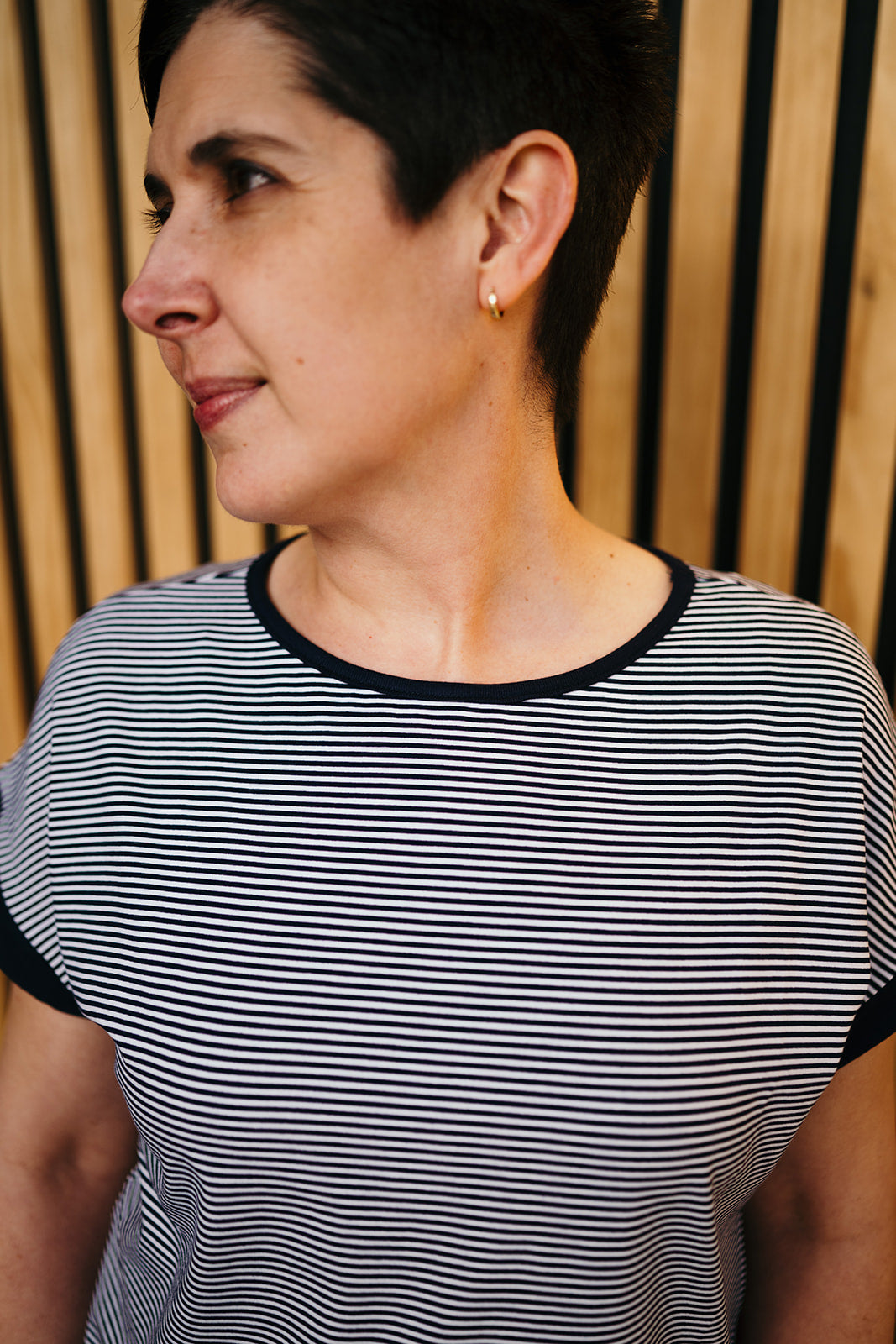 Navy Stripe Tshirt