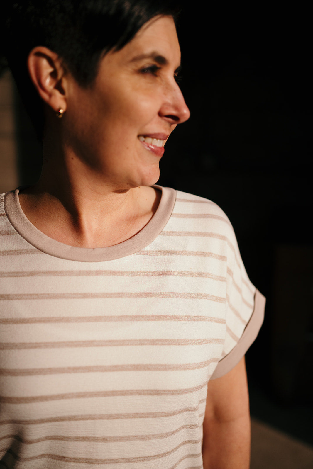 Taupe Two Tone Tshirt