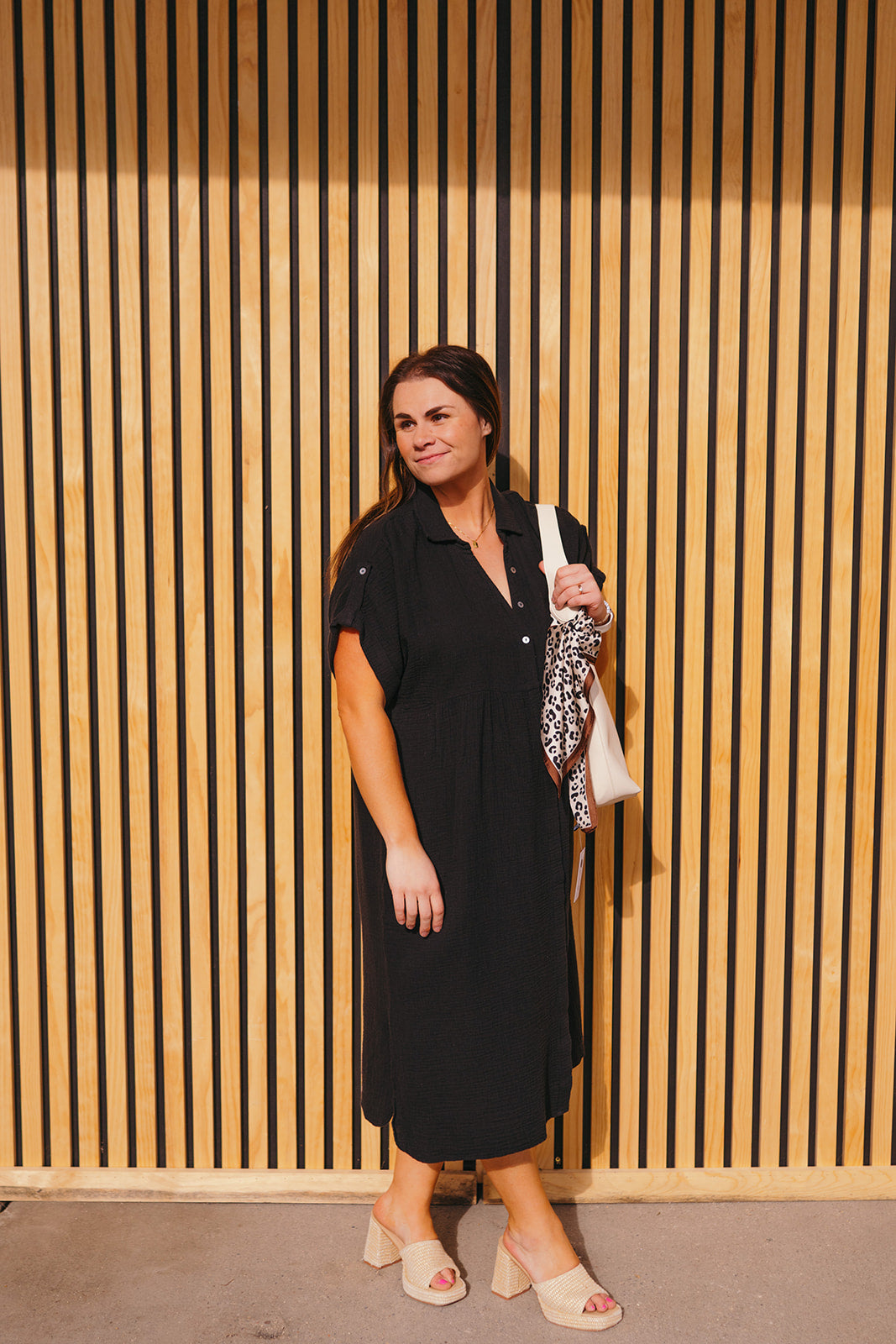 Tribal Flowy Shirt Dress