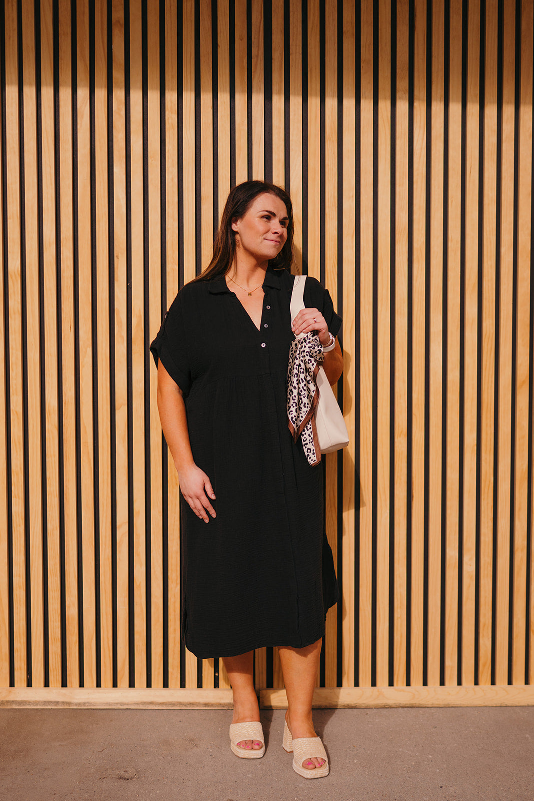 Tribal Flowy Shirt Dress