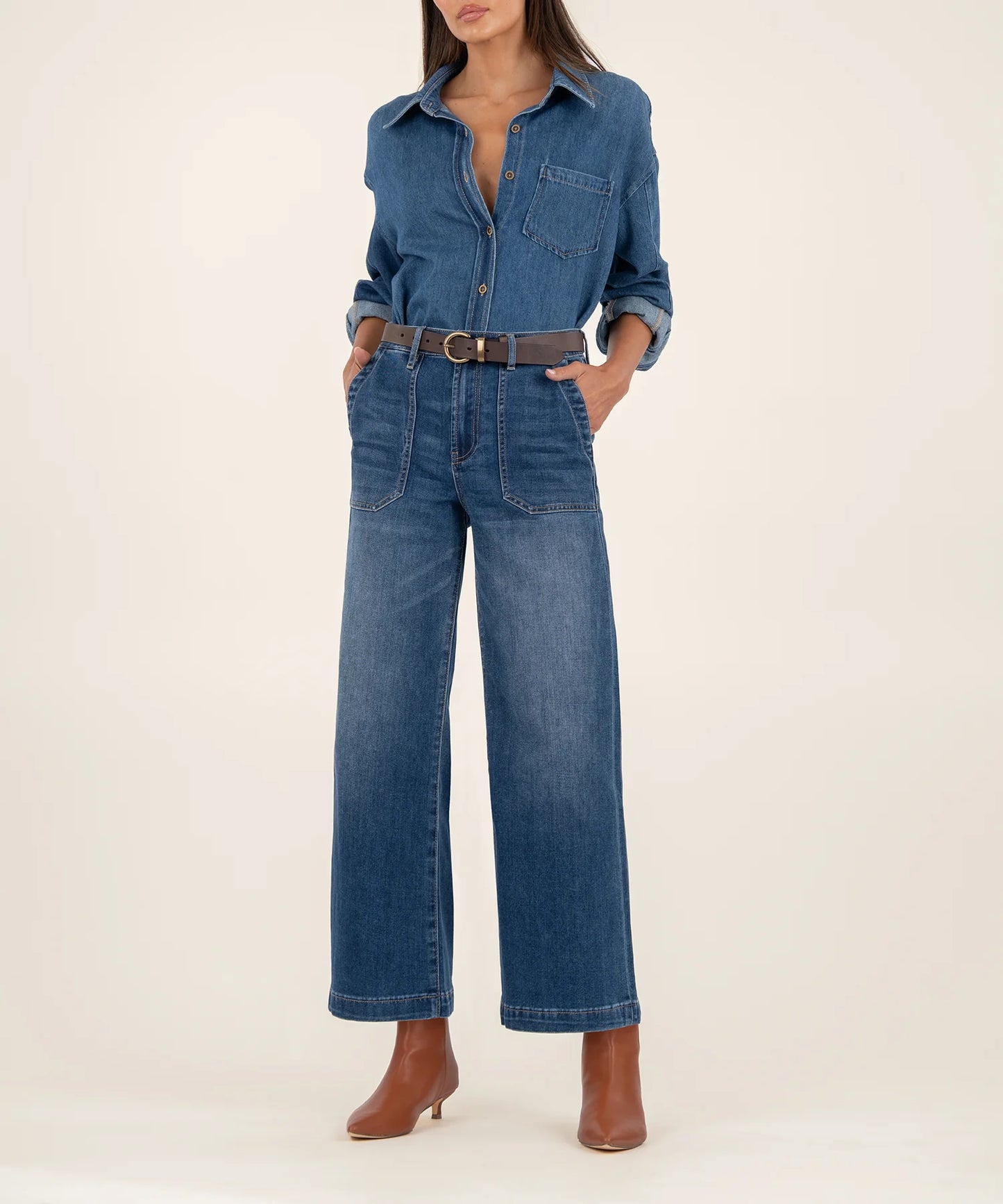 KUT Meg Dark Wash Jean