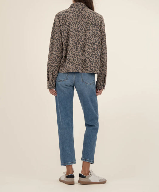 KUT Animal Print Shacket
