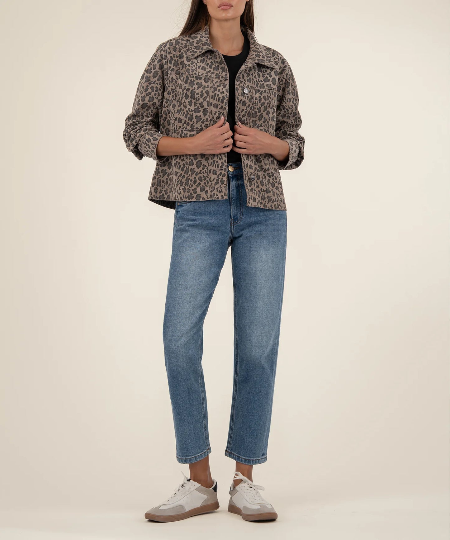 KUT Animal Print Shacket