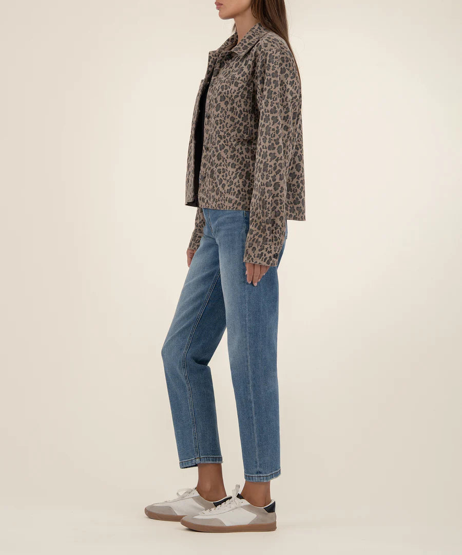 KUT Animal Print Shacket