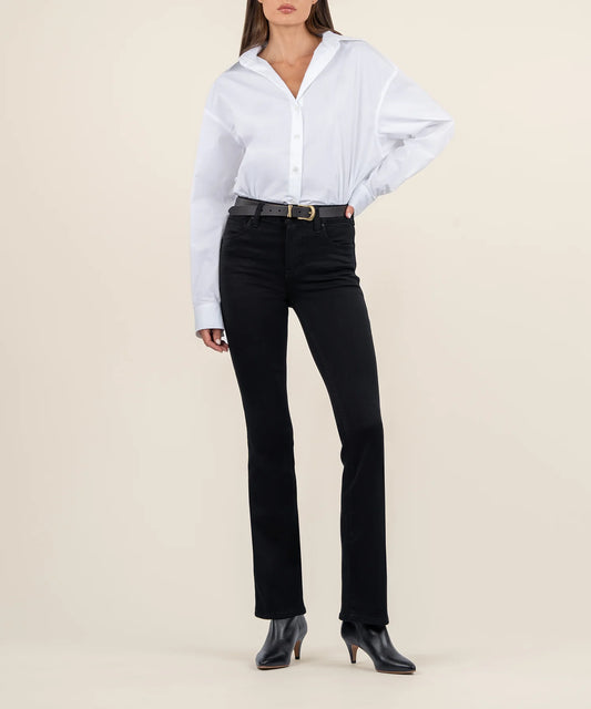 black bootcut jean