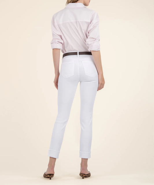 KUT Amy White Crop Jean