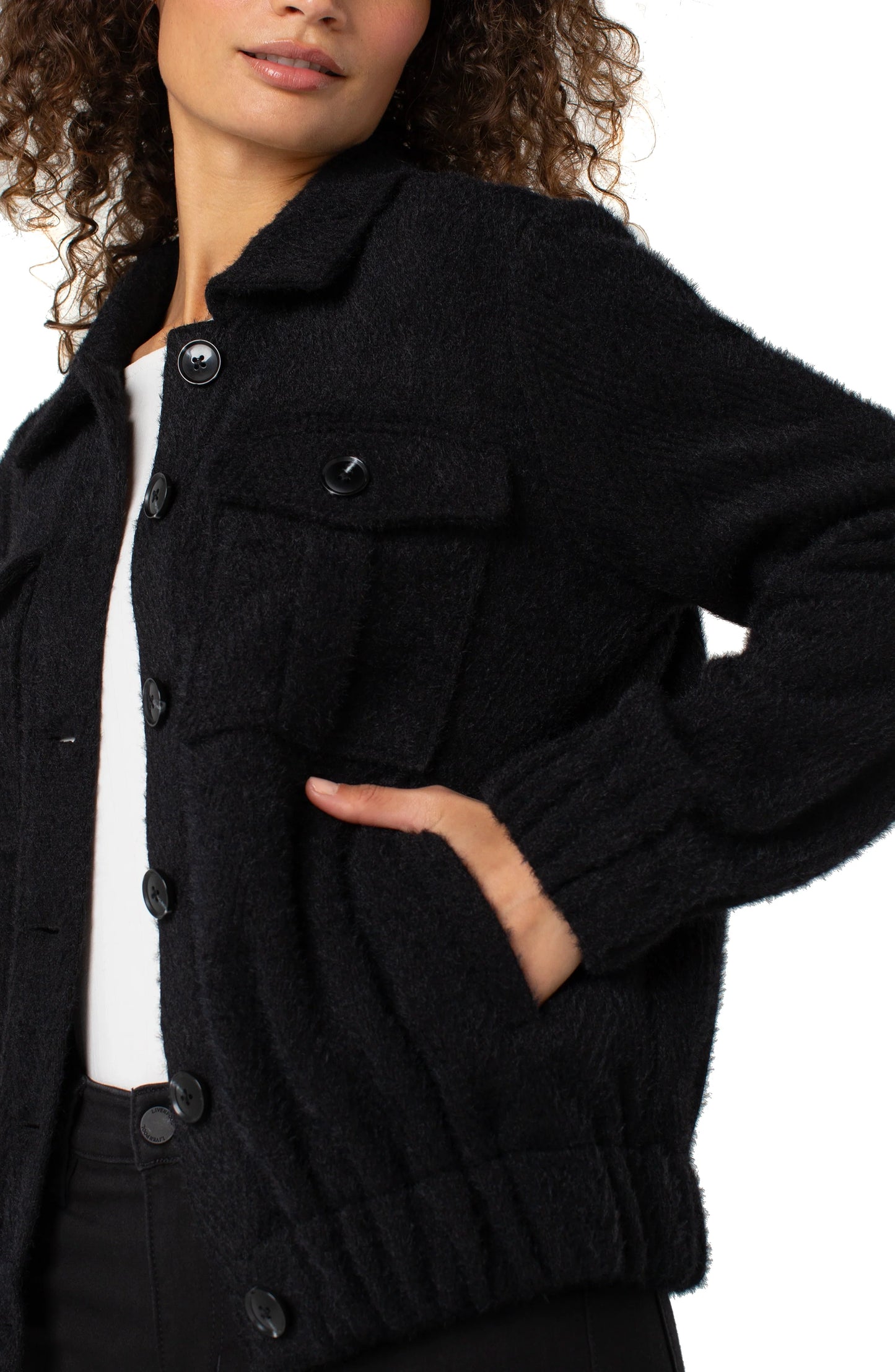 Liverpool Black Bomber Jacket