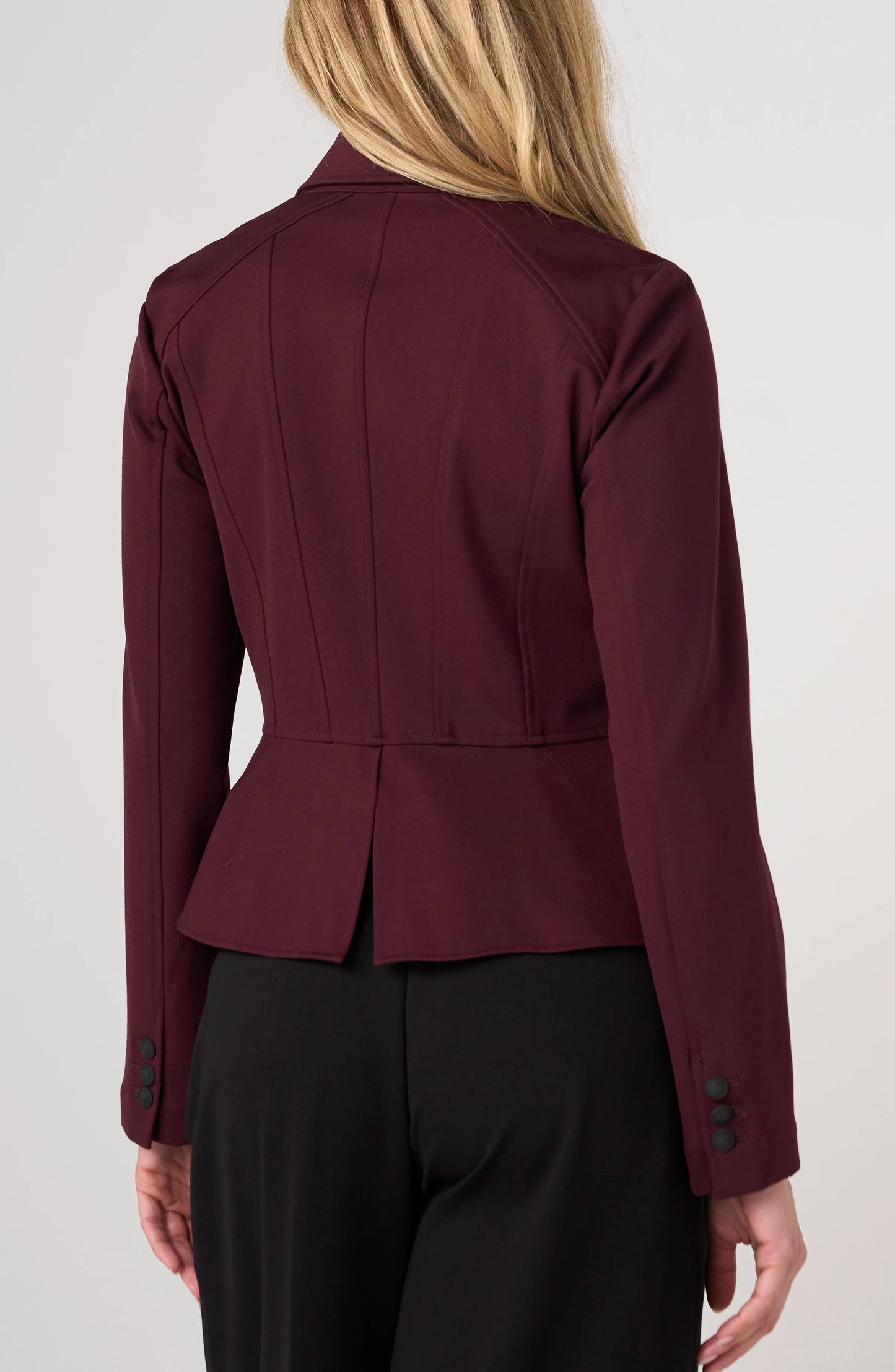 Liverpool Dark Oxford Peplum Jacket