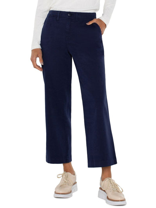 Liverpool Wide Leg Crop Trouser