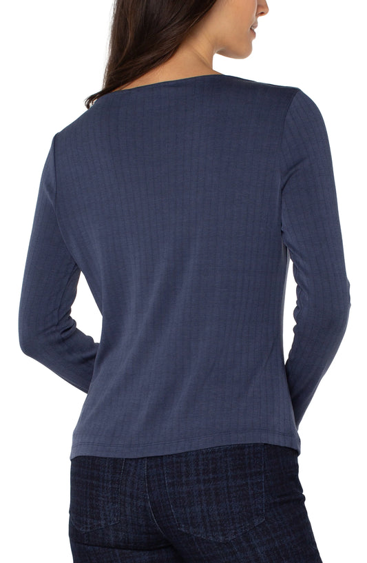 Liverpool Washed Navy Top
