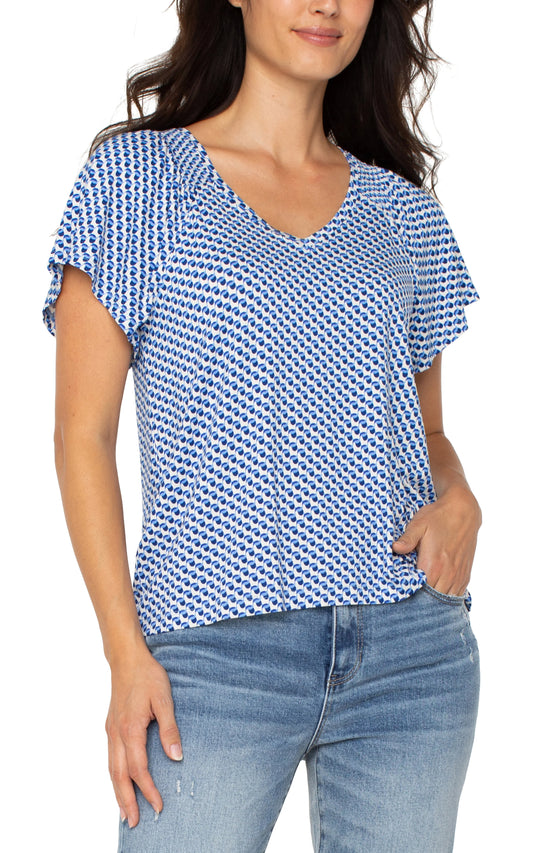 Liverpool Geo Print Blouse