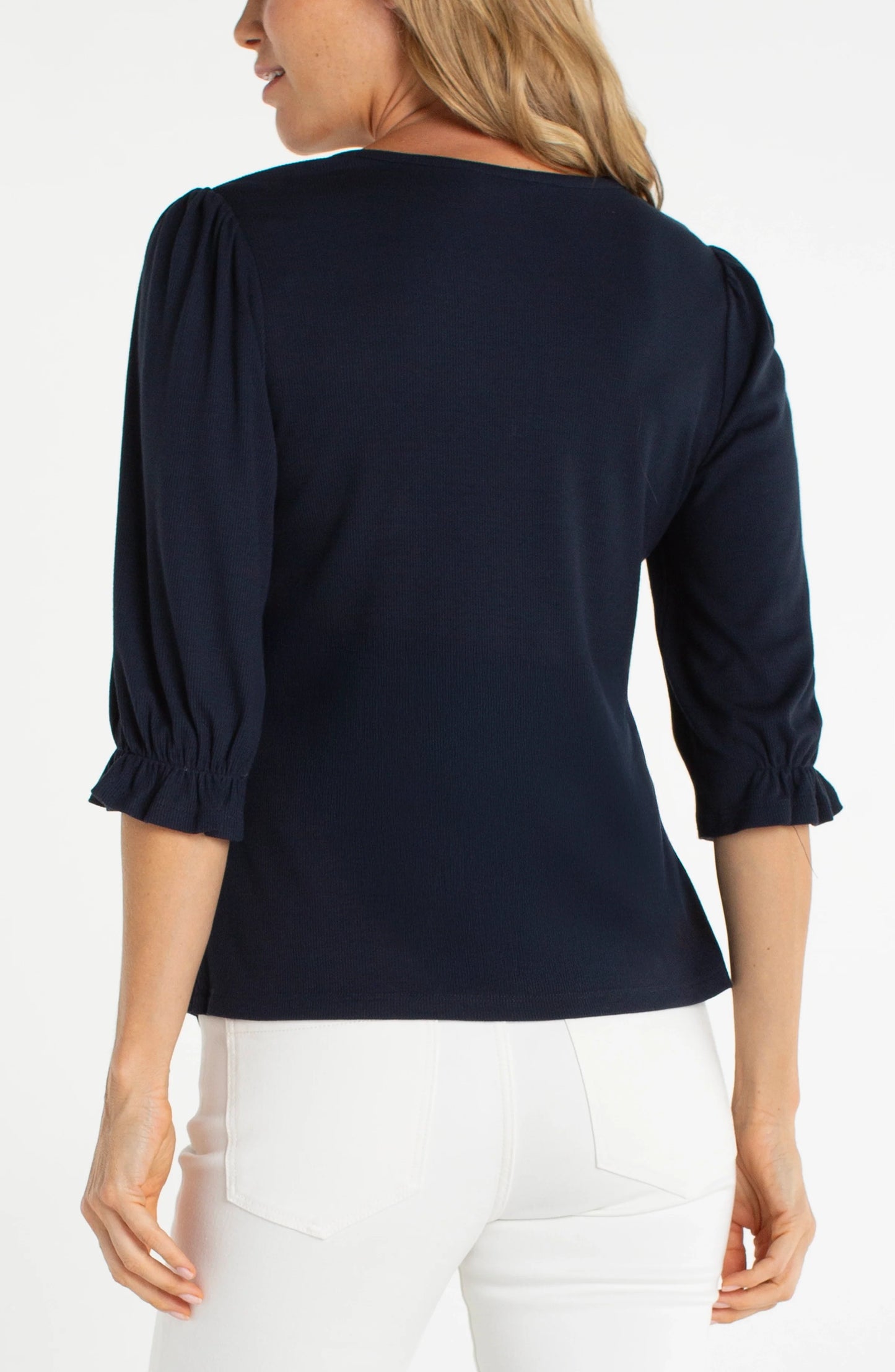 Liverpool Navy Notch Short Sleeve Shirt