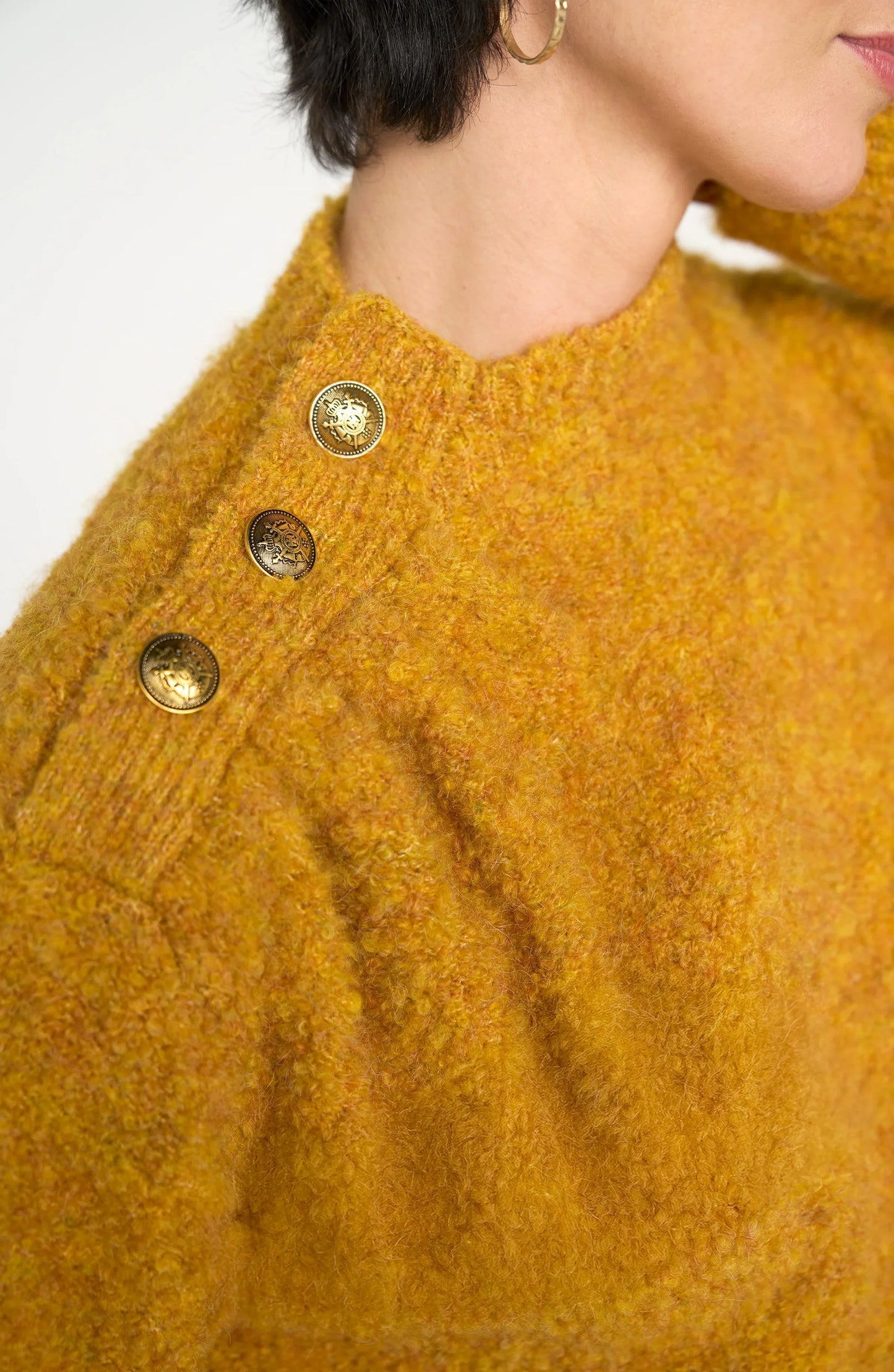 Liverpool Gold Mock Sweater