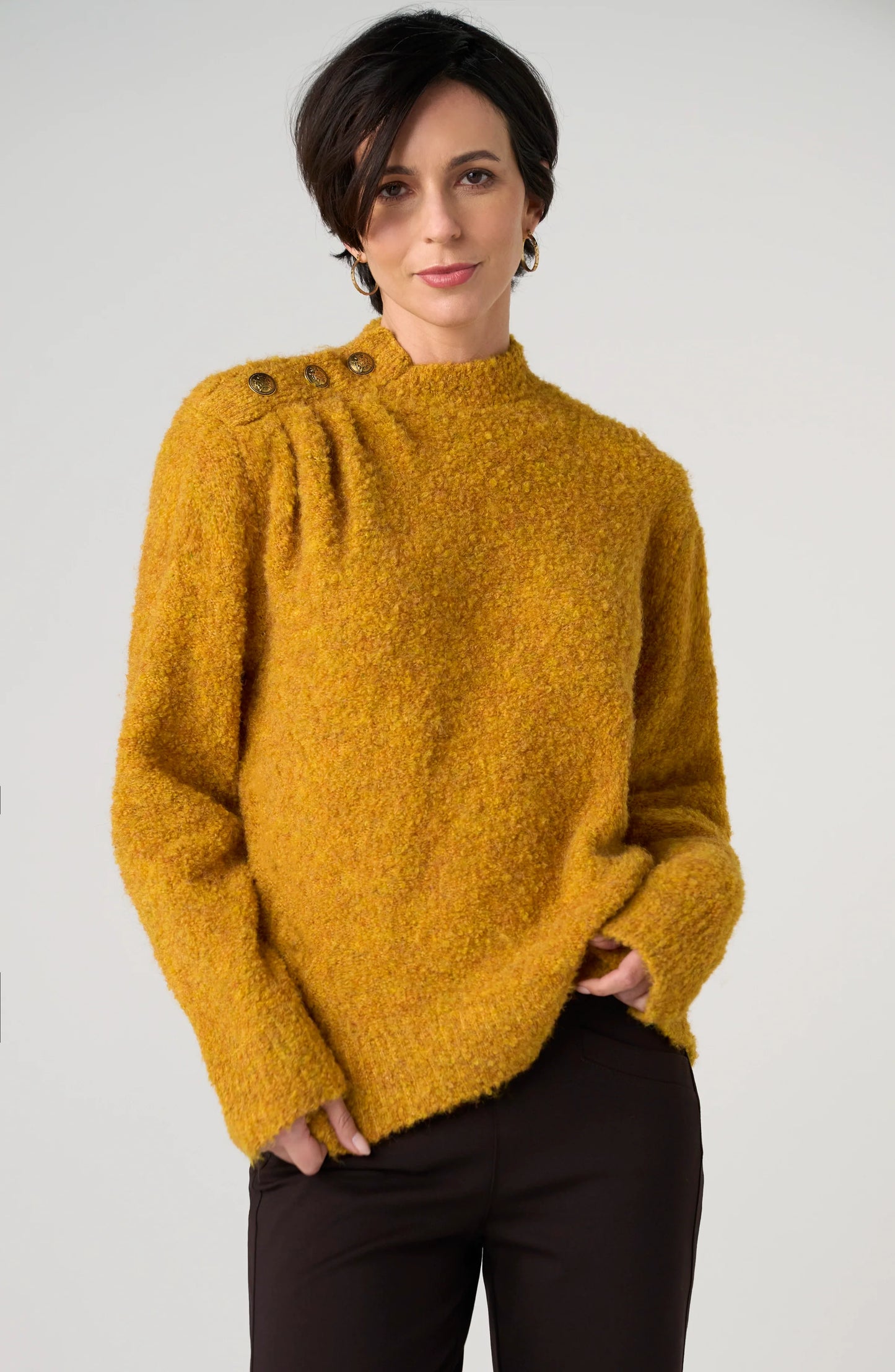 Liverpool Gold Mock Sweater