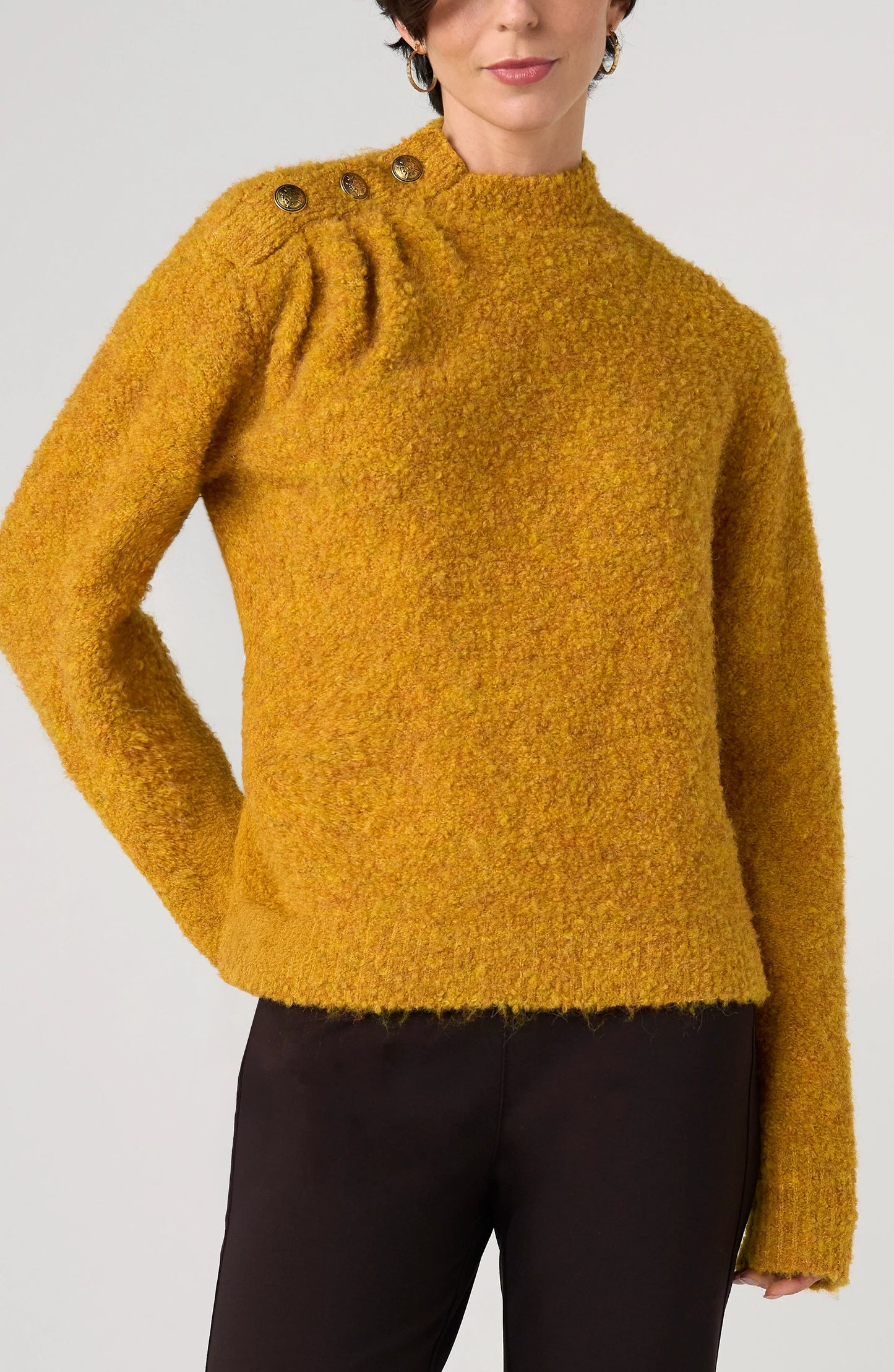 Liverpool Gold Mock Sweater
