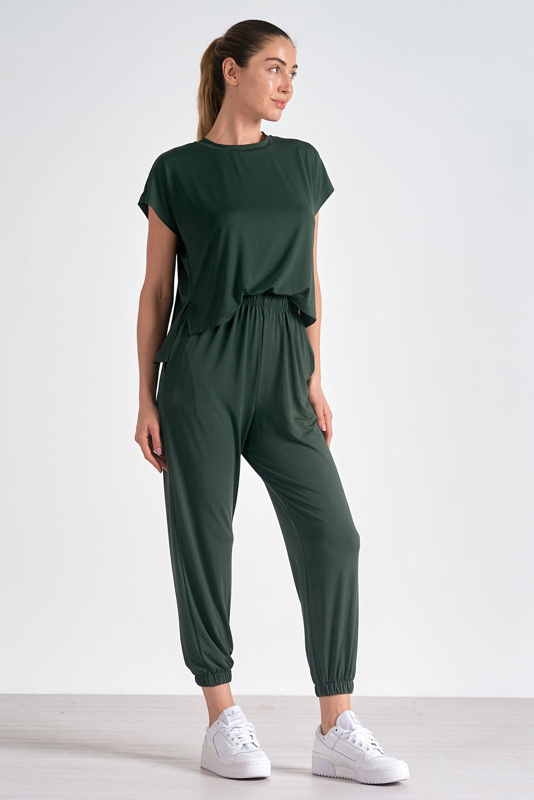 Dark Green Jumpsuit