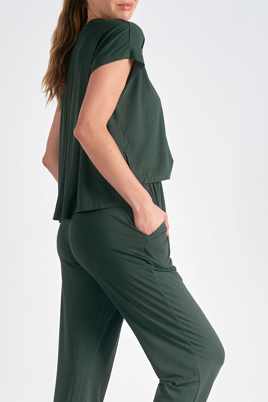 Dark Green Jumpsuit