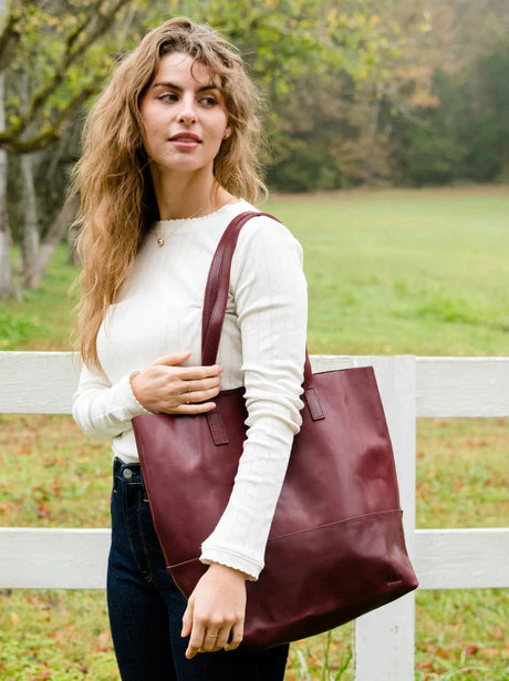 ABLE Mamuye Classic Tote - wine