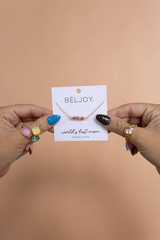 World's Best Mom - Gift Necklace