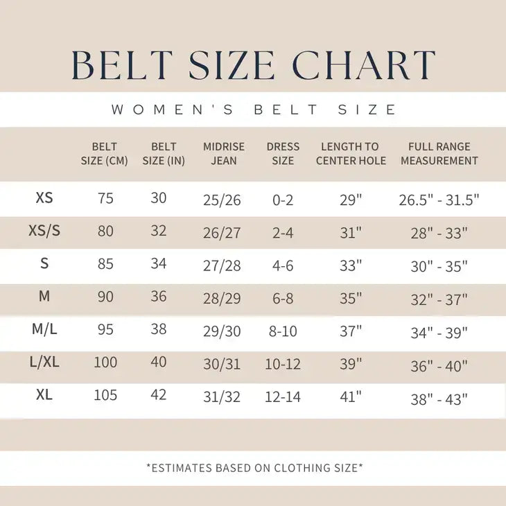 Pelle | Adjustable Gold Buckle Leather Slide Belt Women