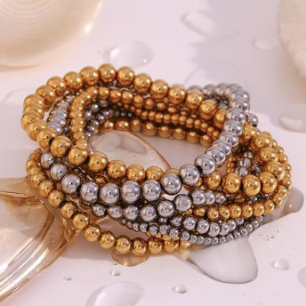 Stainless steel beads Bracelet