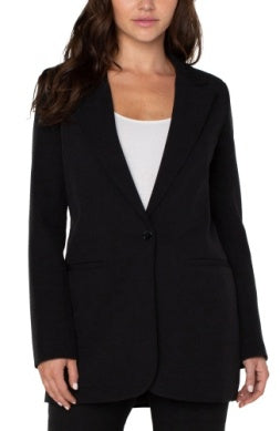 Liverpool Black Button Front Blazer