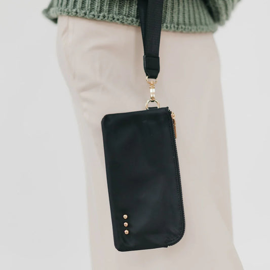 Cove Nylon Wristlet Black