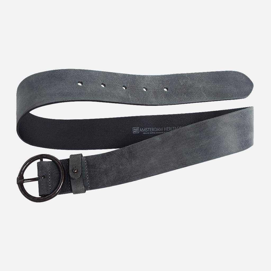 Rugged Leather Belt Women